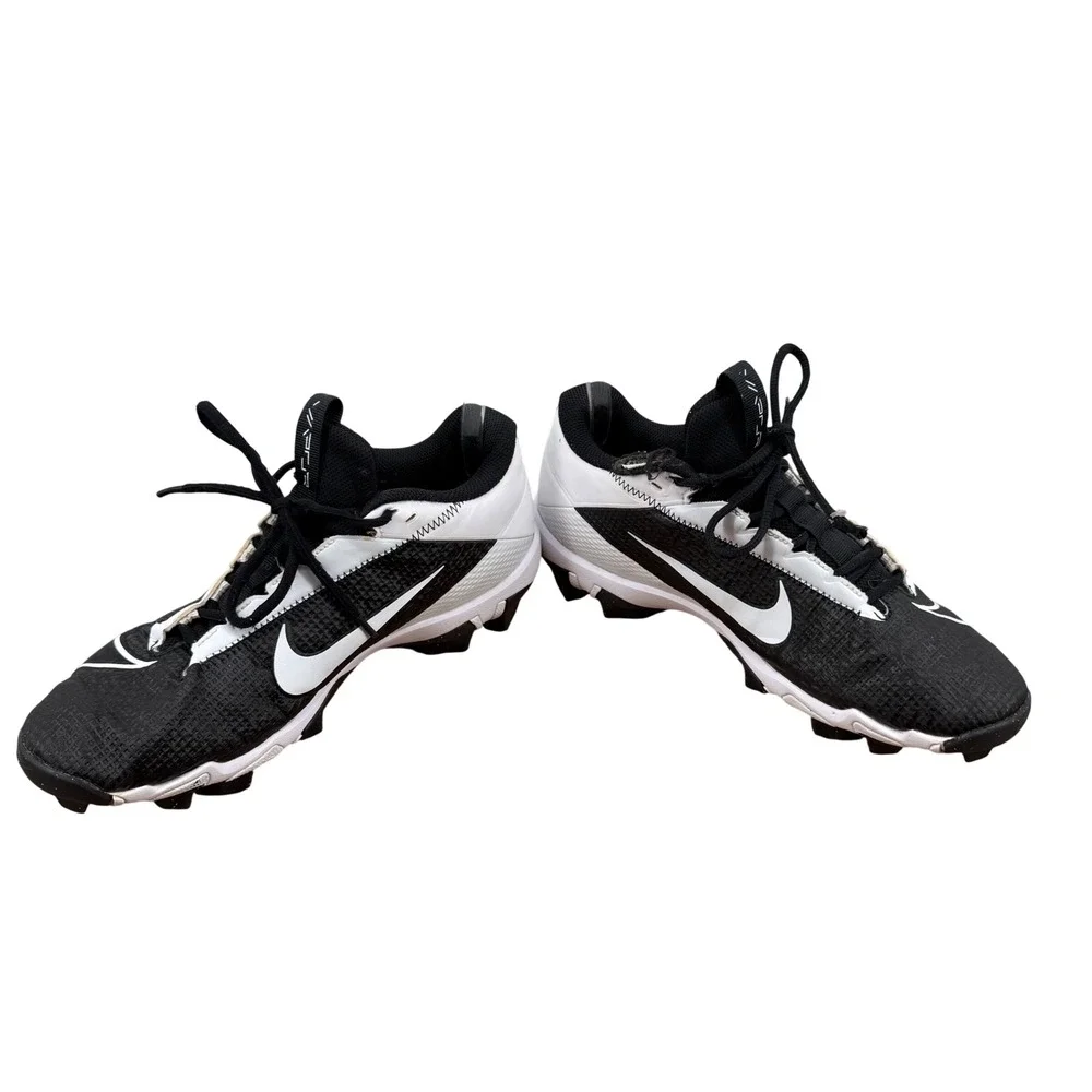 Nike Vapor Ultrafly 4 Keystone Cleats Black White Men 7.5 Football Baseball Flaw
